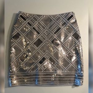 Sequin Mini Skirt